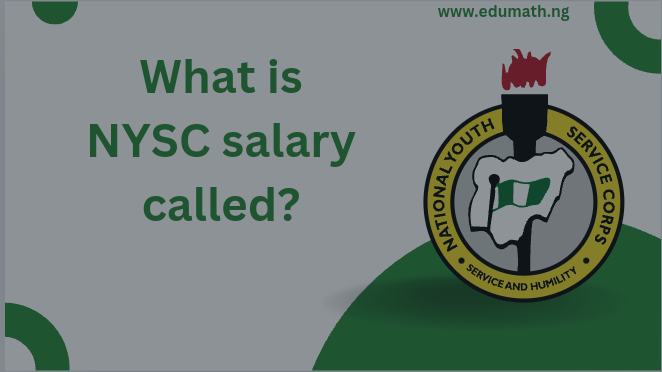 What is NYSC salary called?