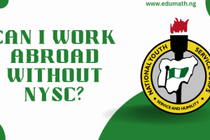Can I Work Abroad Without NYSC?